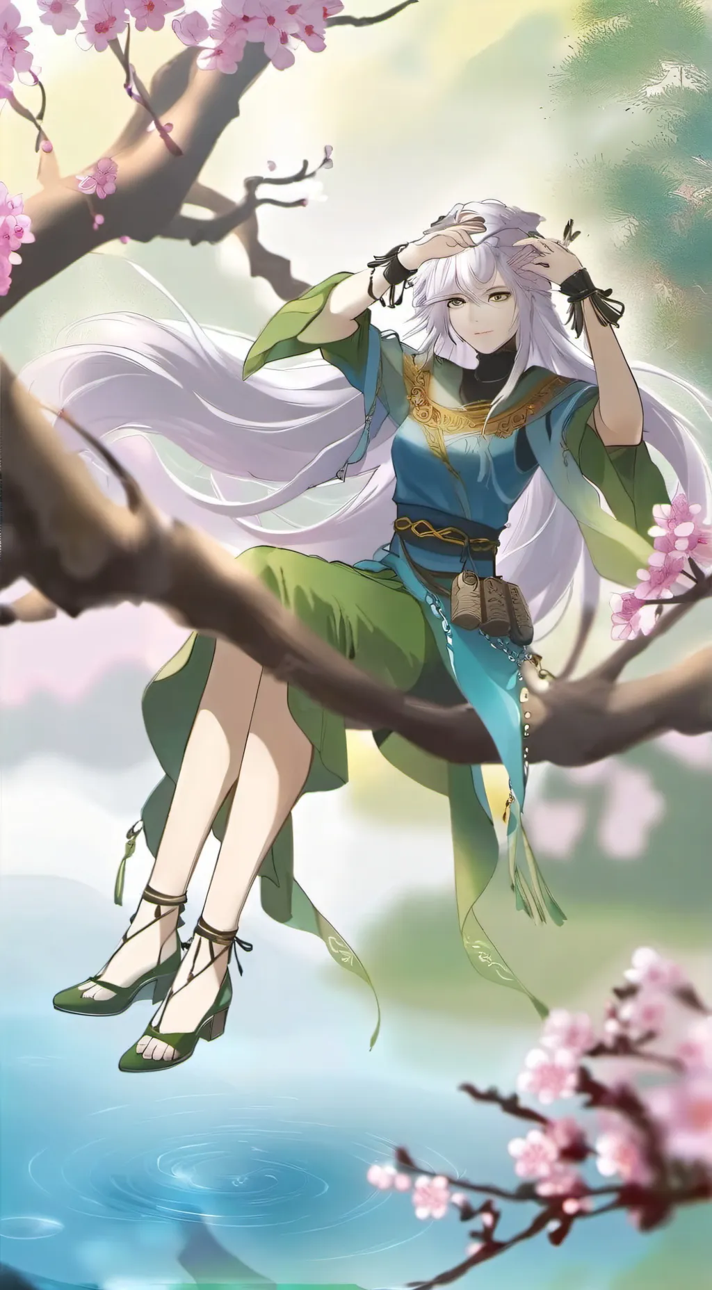 ai character: Мийка background