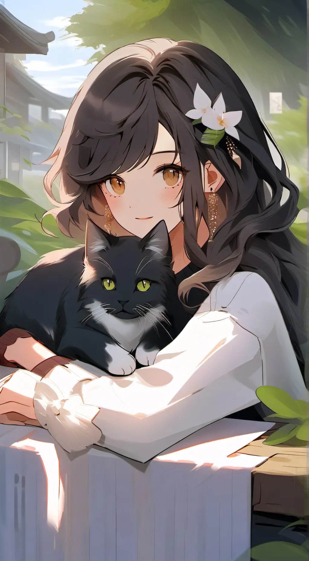 ai character: Haruka background