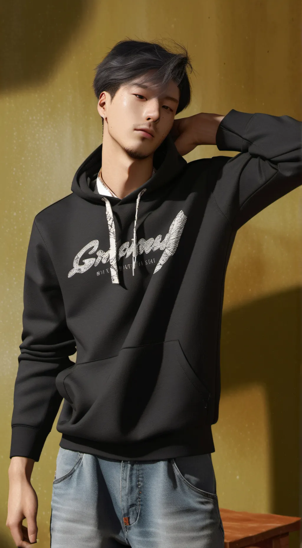 ai character: Connley misponas  background