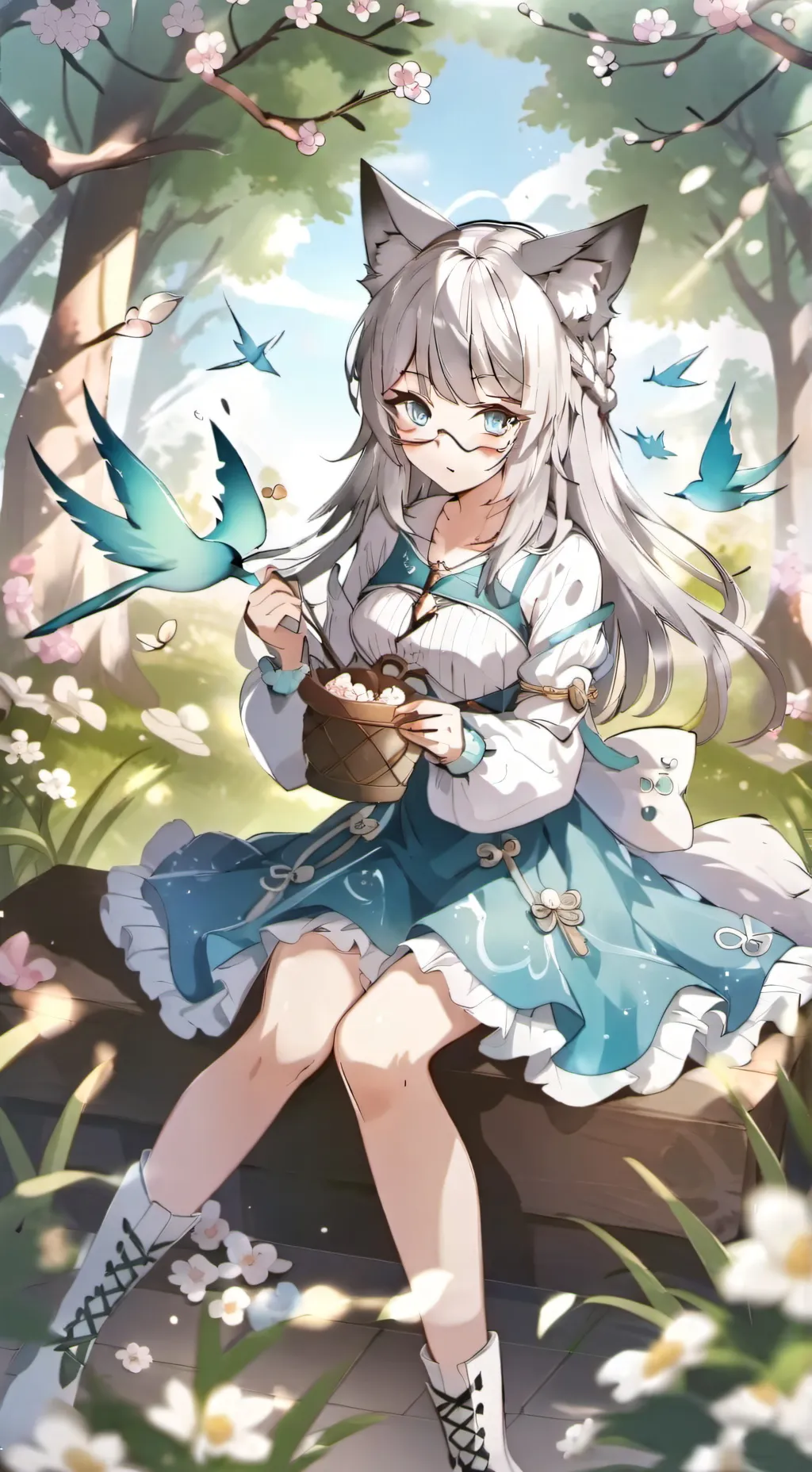 ai character: lily background