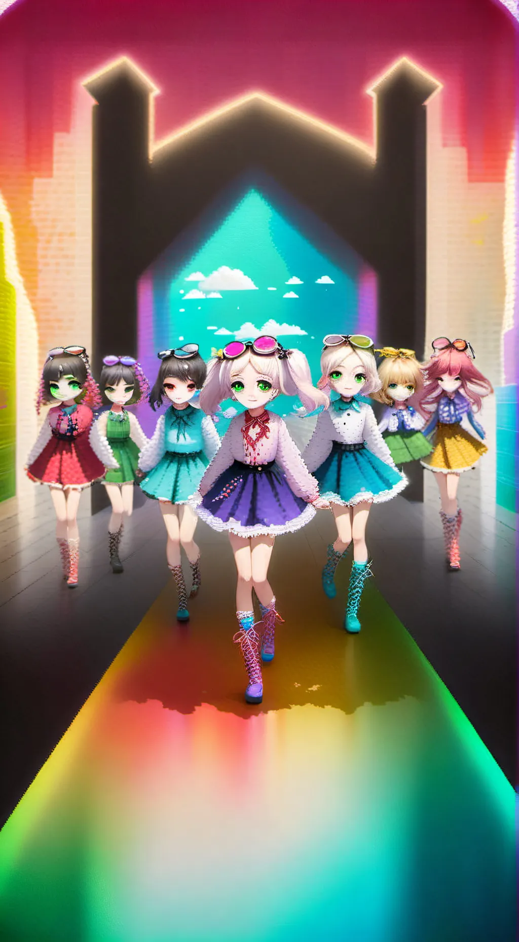 ai character: Septic Cuties background