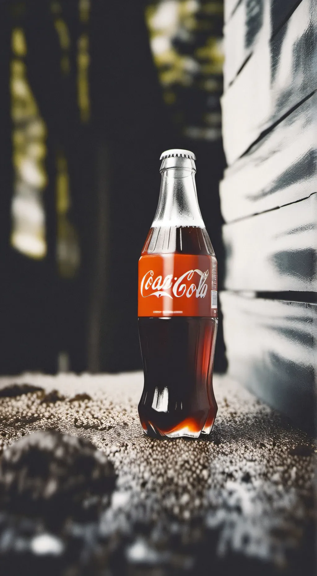 ai character: Coca Cola background