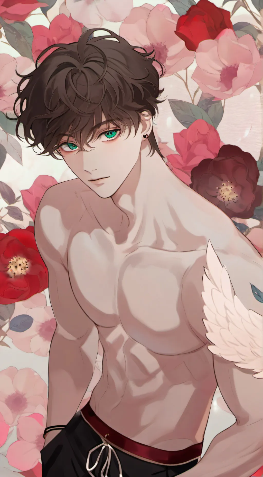 ai character: Dawn background