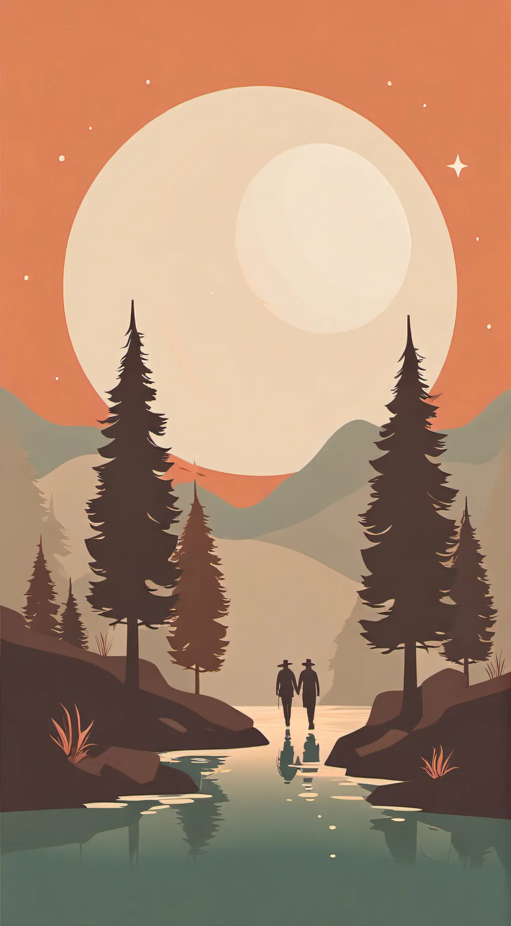 ai character: Dandy (Moonflower) background