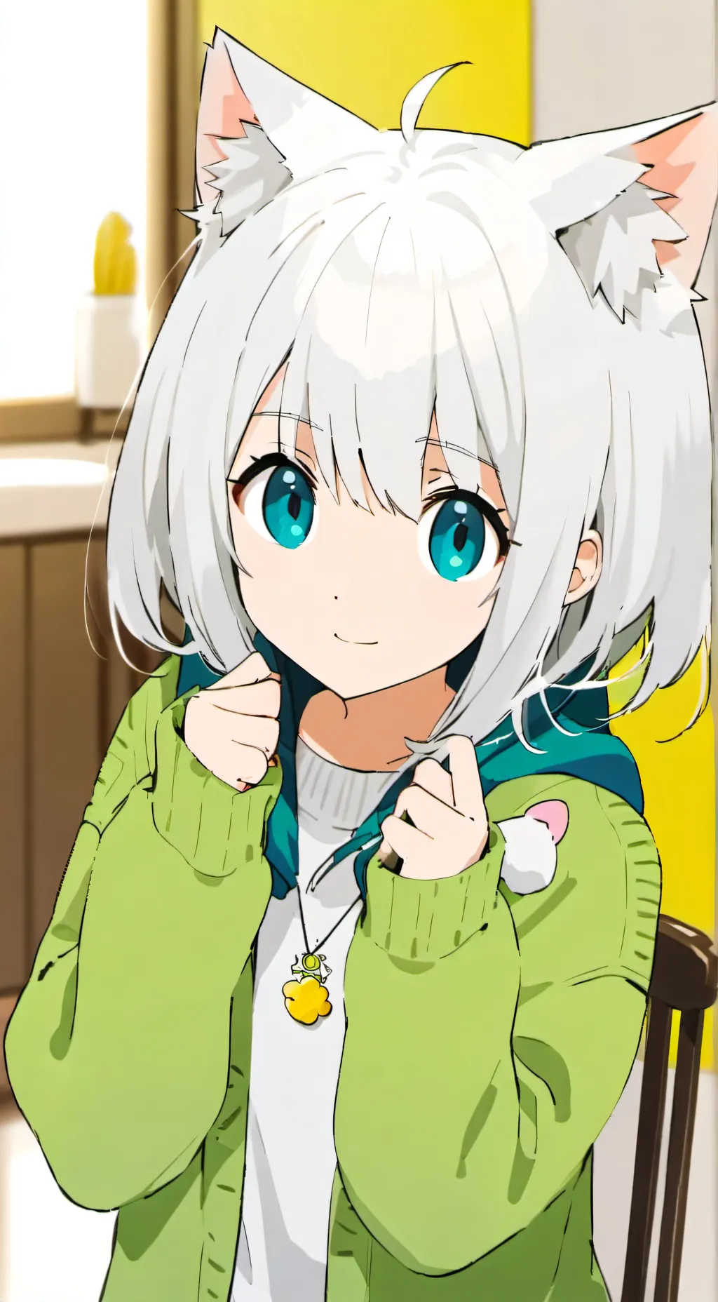 ai character: Whiskers the Yarn Enthusiast background