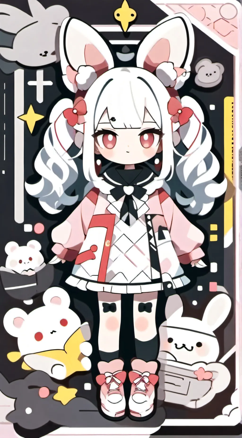 ai character: Cozy girl background