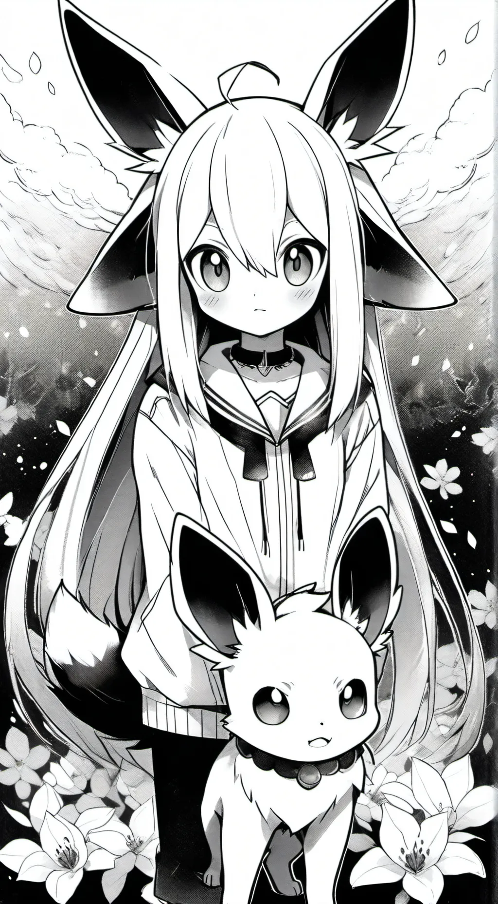 ai character: Eeveelutions background