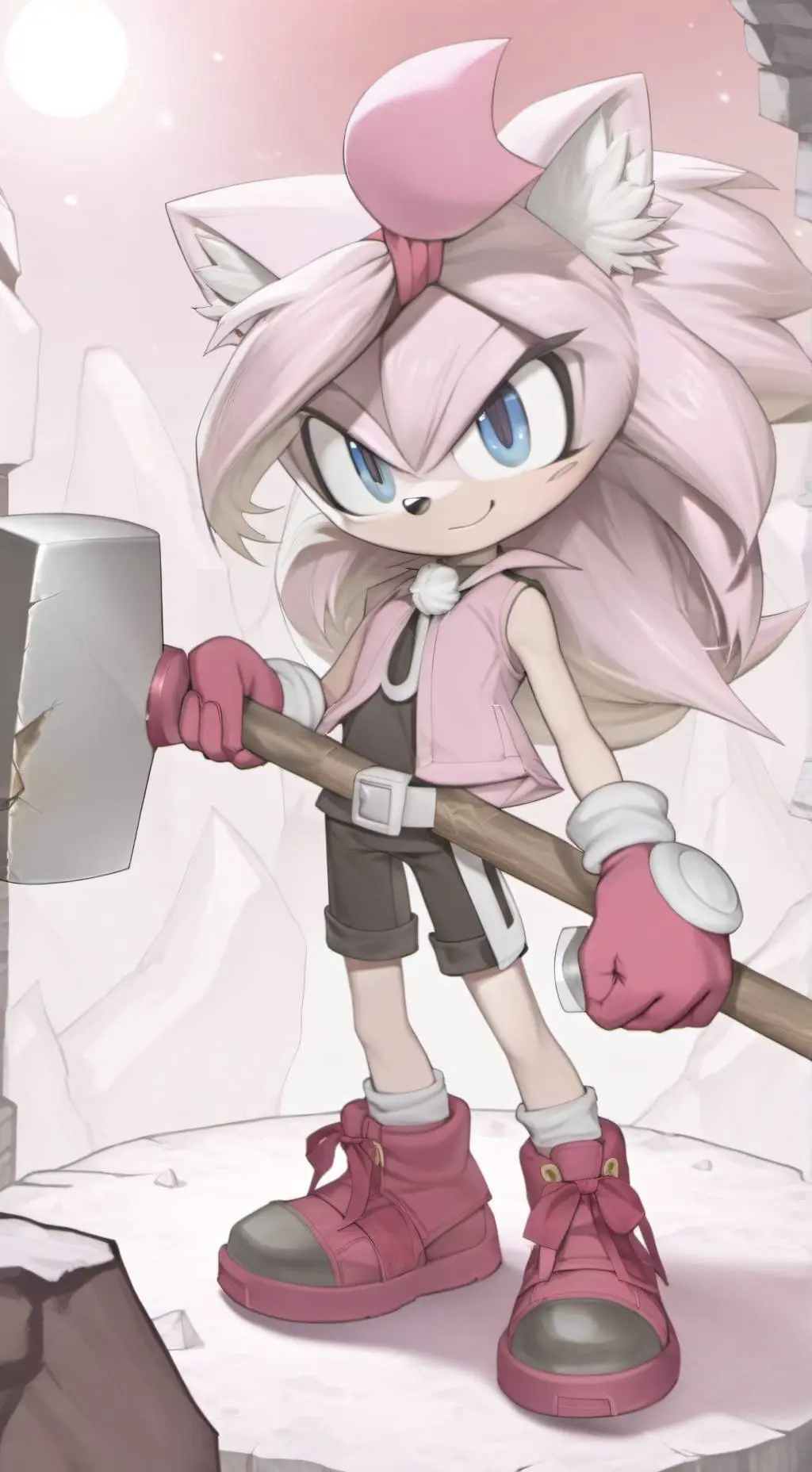 ai character: Any Rose background