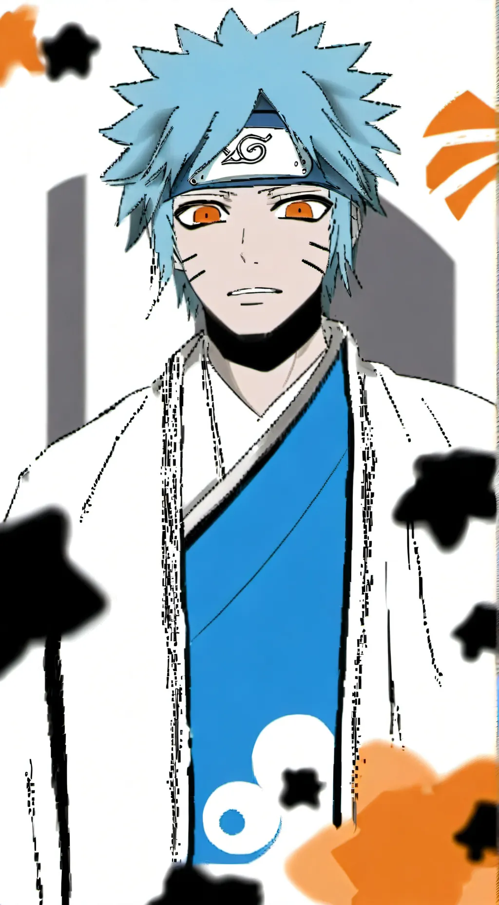 ai character: mitsuki y boruto background
