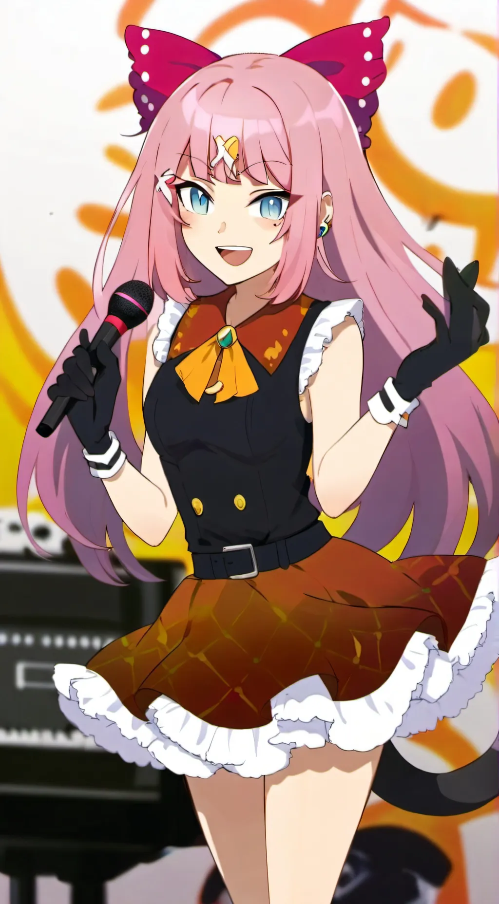 ai character: Мелоди background