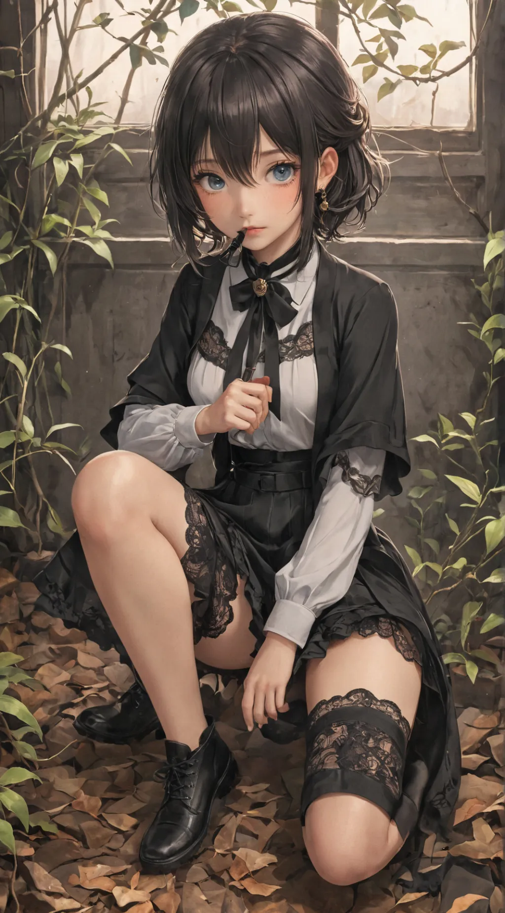 ai character: exposing u😝 background