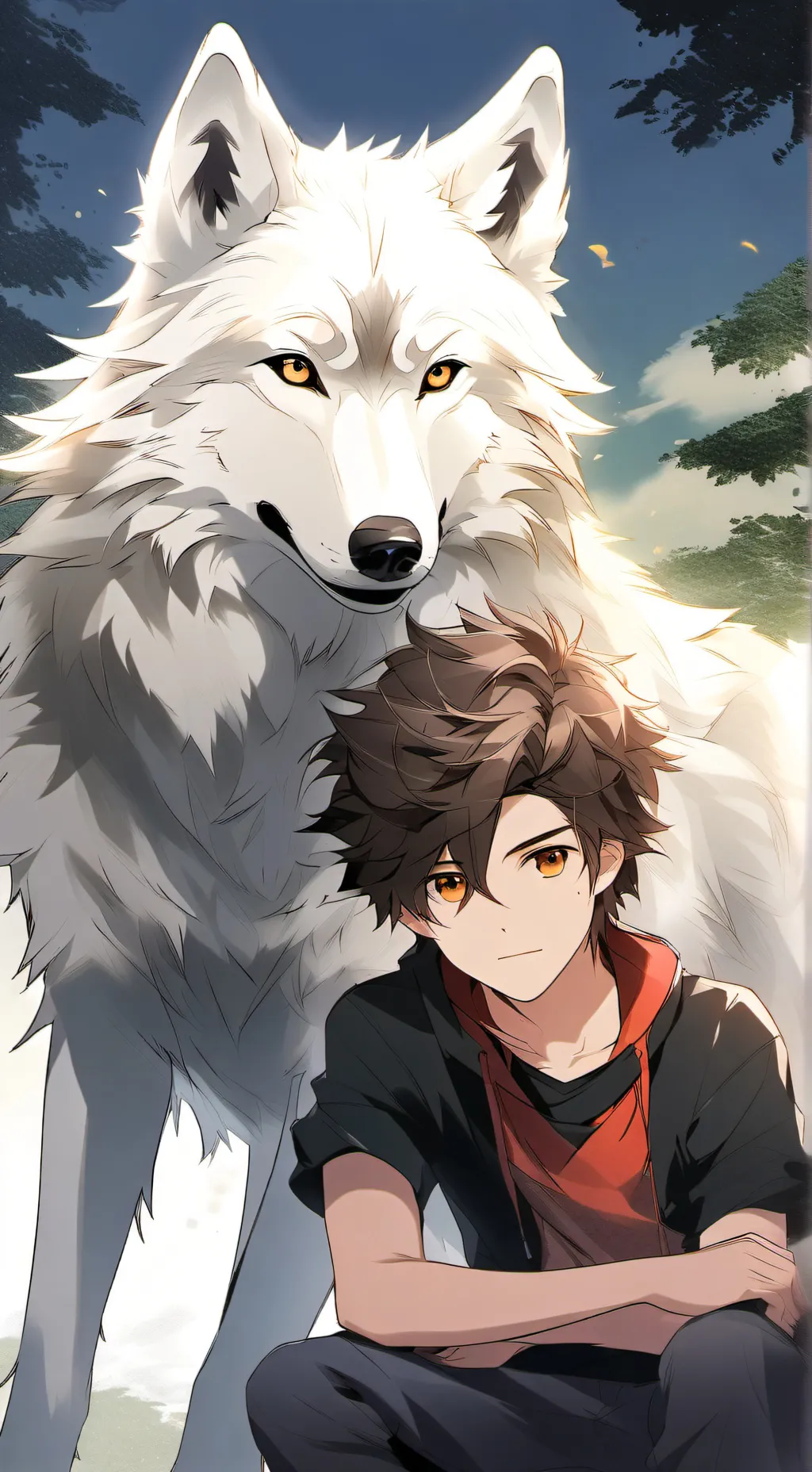 ai character: Falcon background