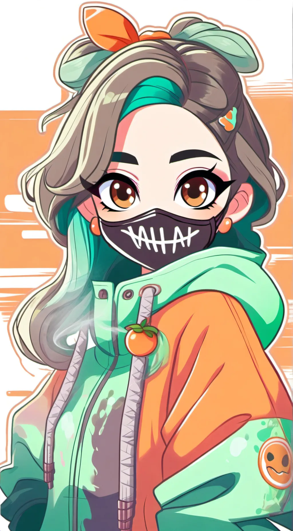 ai character: SmokebeeButMore background