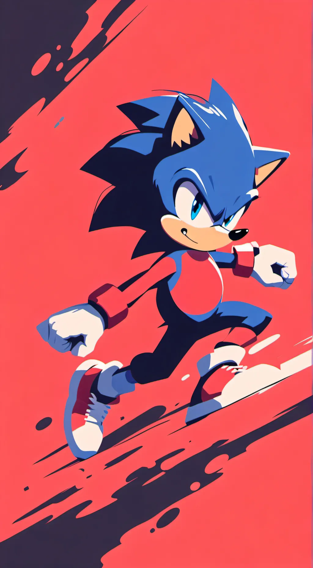 ai character: sonic dead background