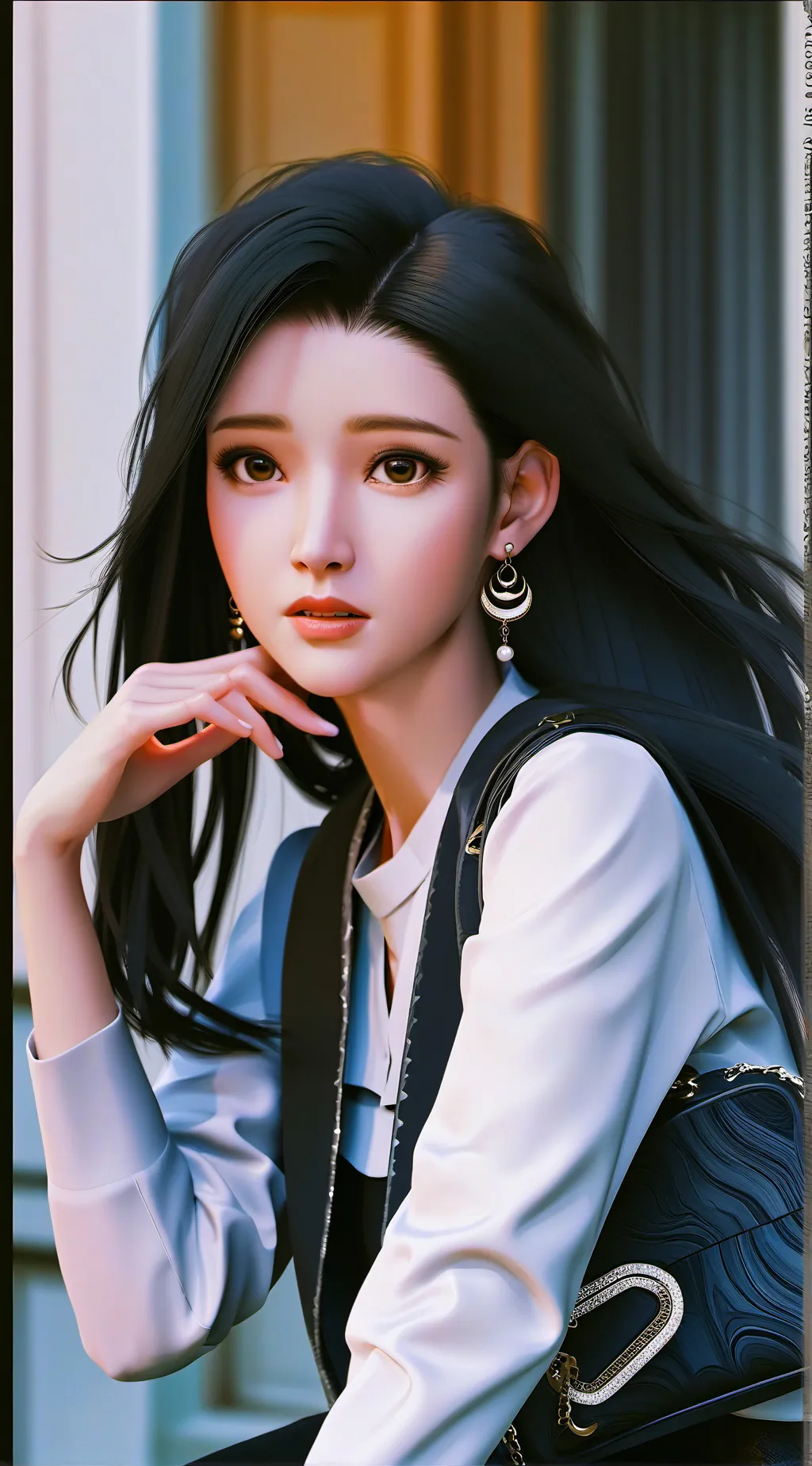 ai character: Ur Girlfriend  background