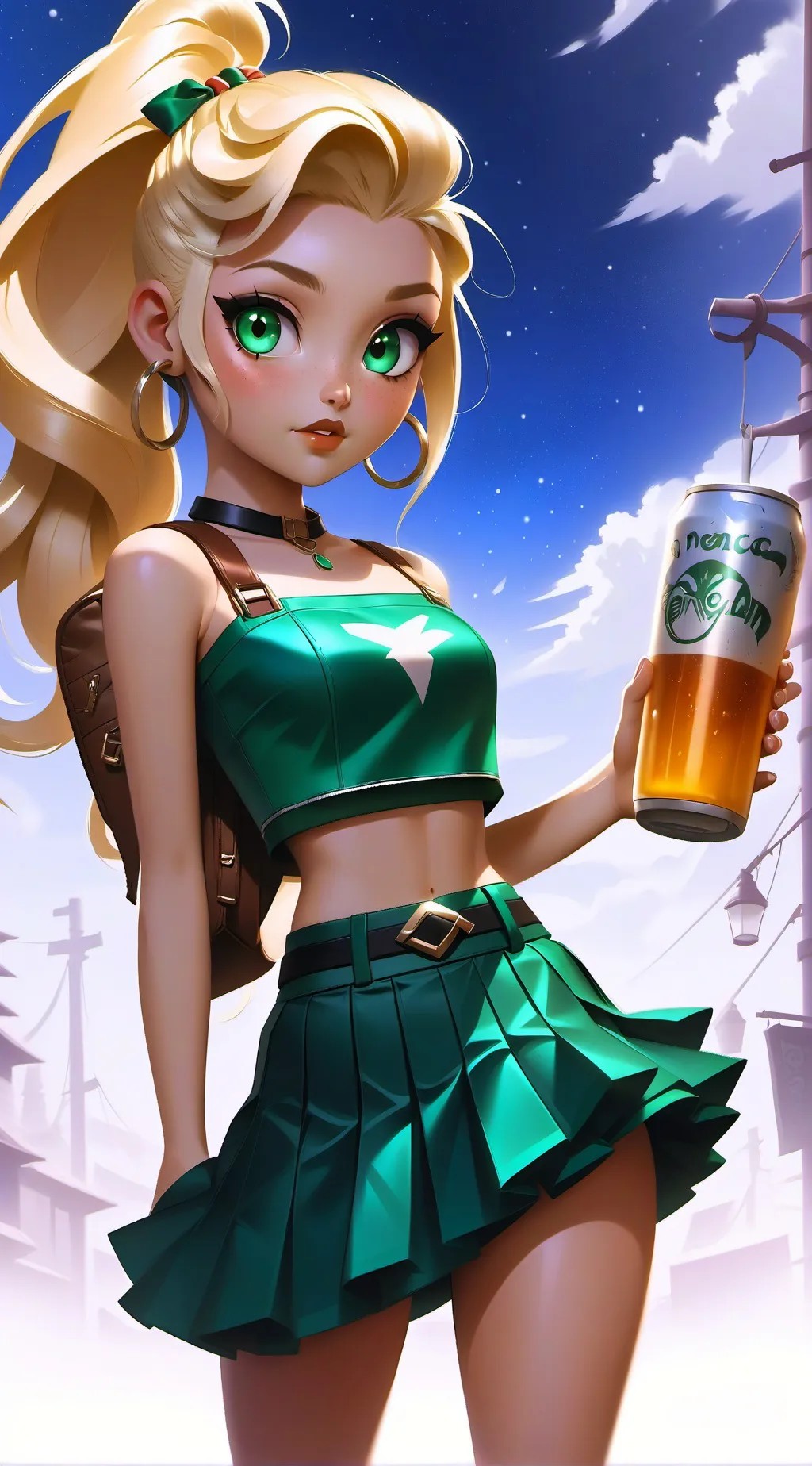 ai character: Kayla background