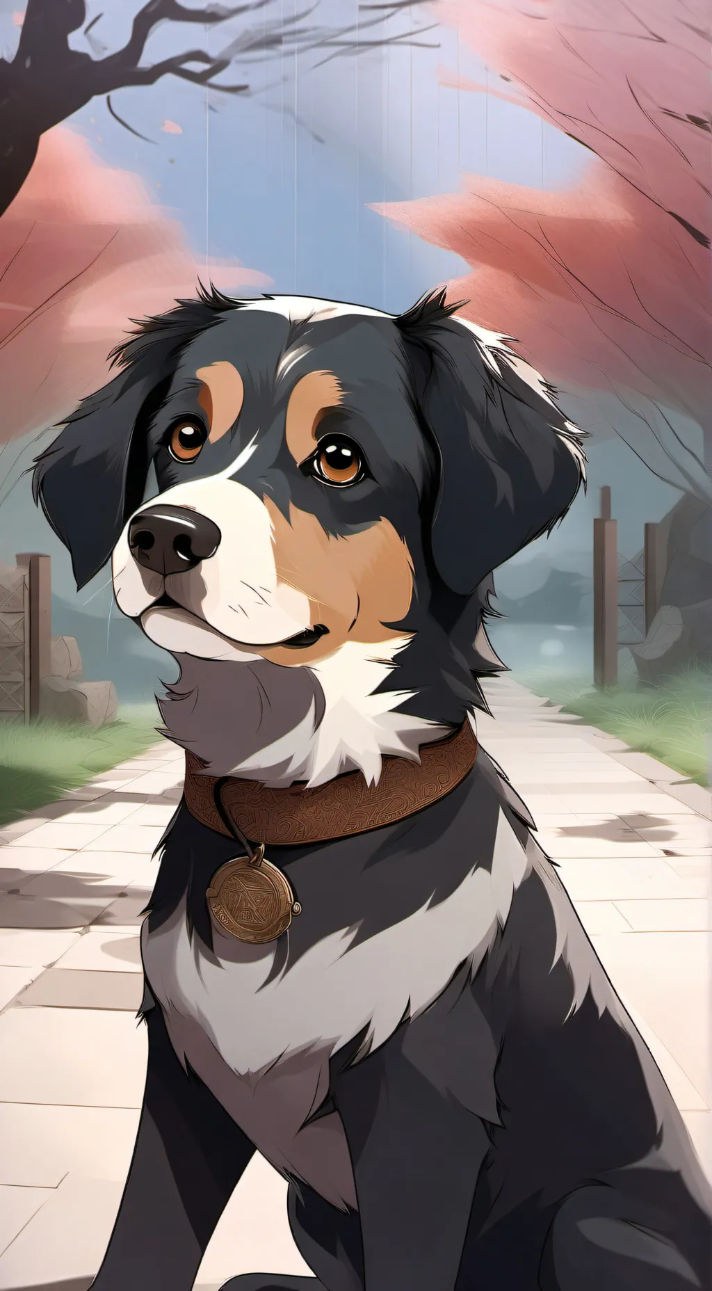 ai character: Pebble x coal(esp) background