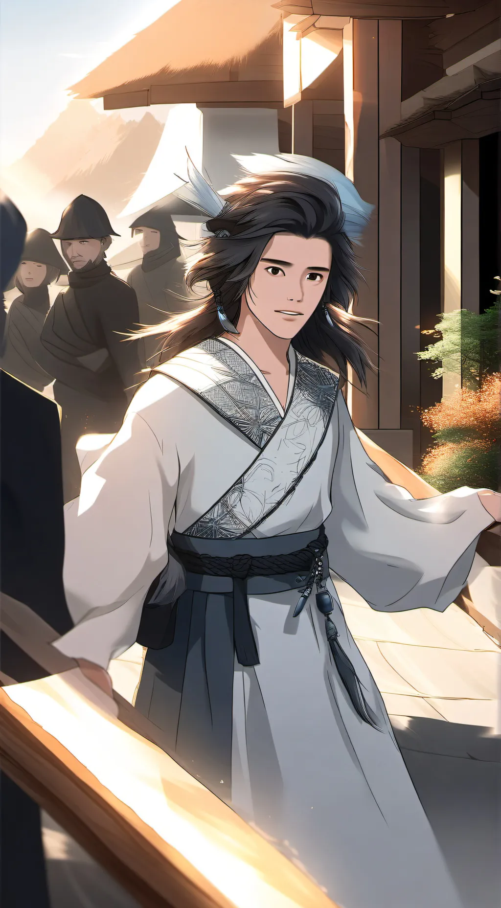 ai character: Julie and phantoms background