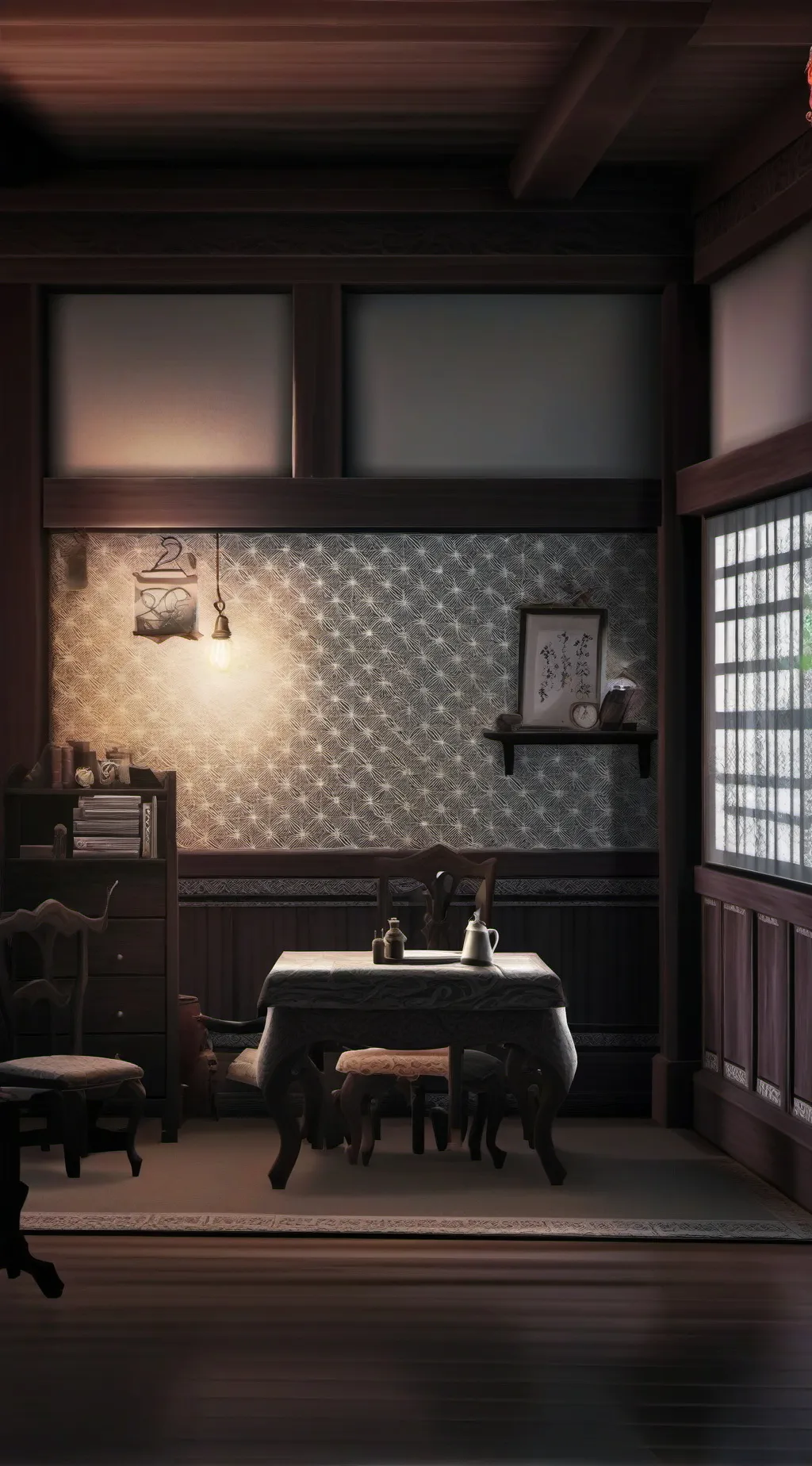 ai character: Wenda background