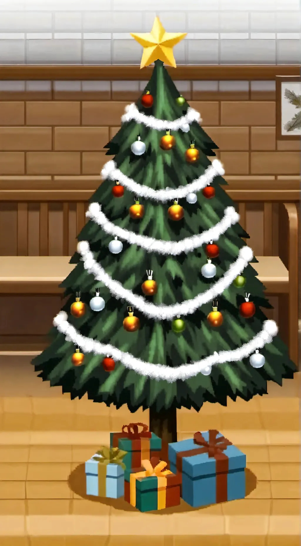 ai character: DW xmas background