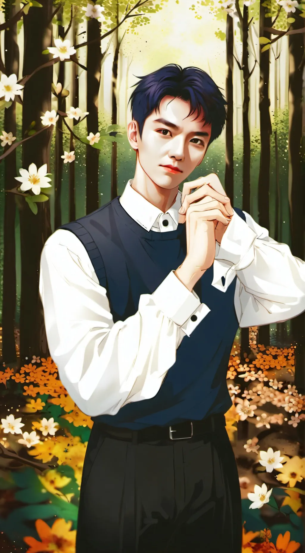 ai character: Thanos  background