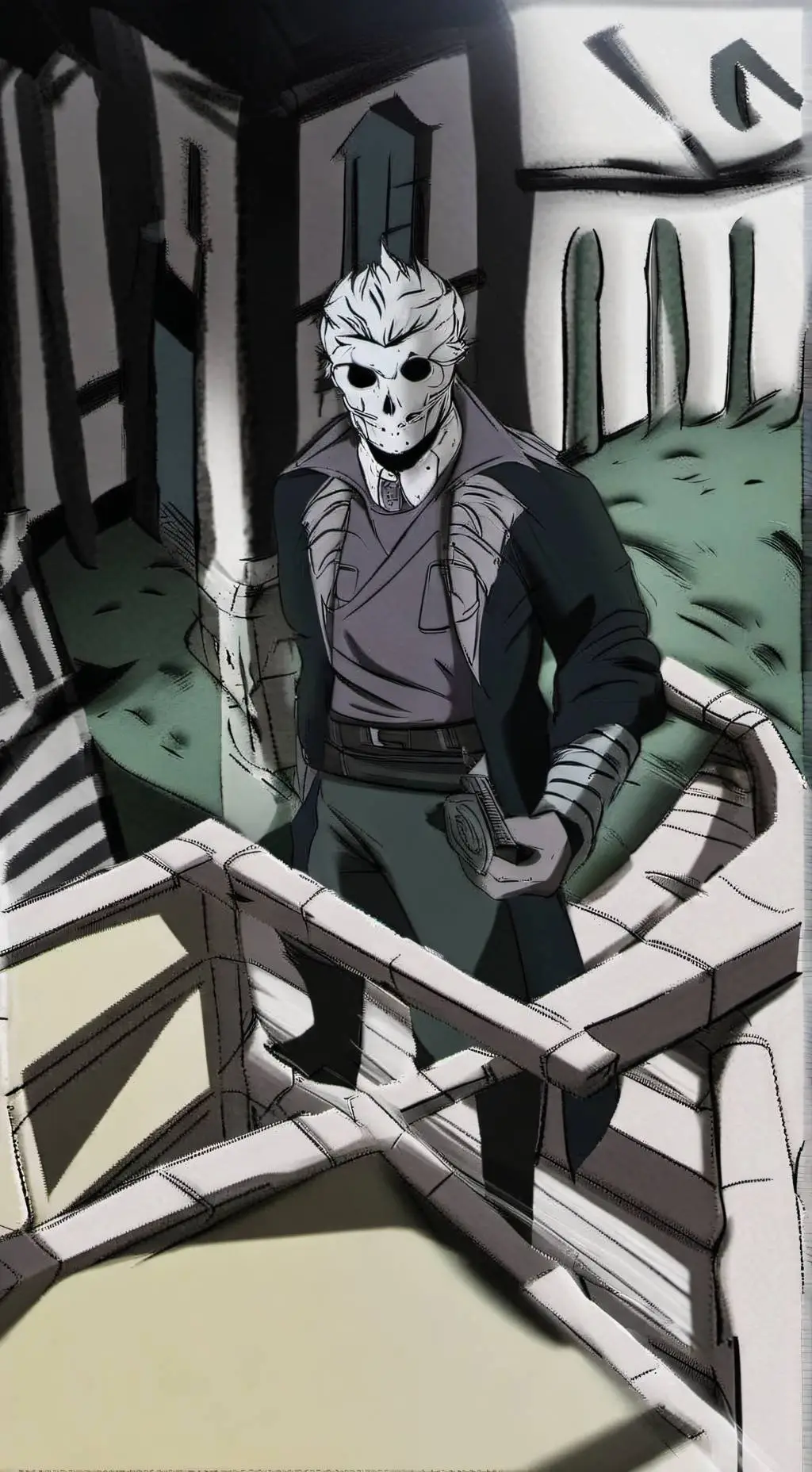 ai character: кайдзю No 8 background