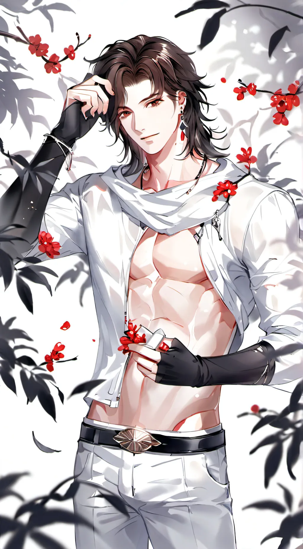 ai character: Cave man (Blade) background