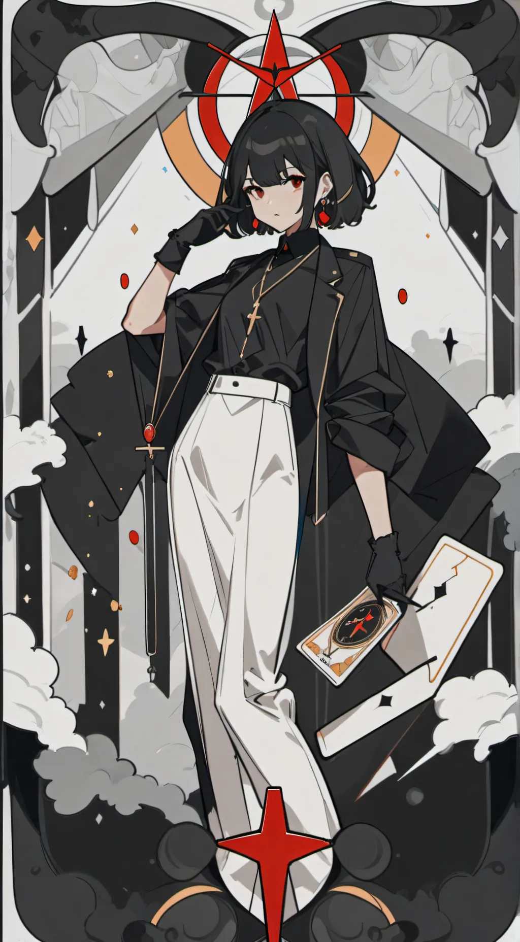 ai character: Luna background