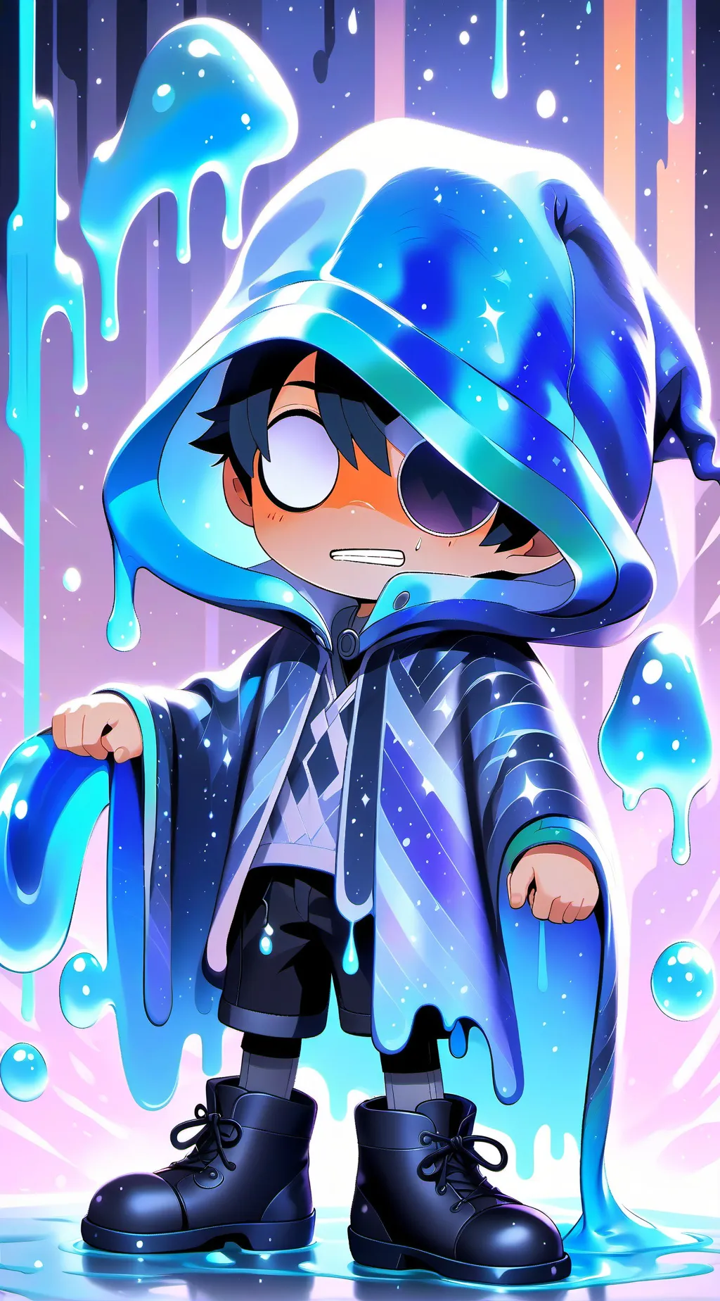 ai character: Dw sleepover background