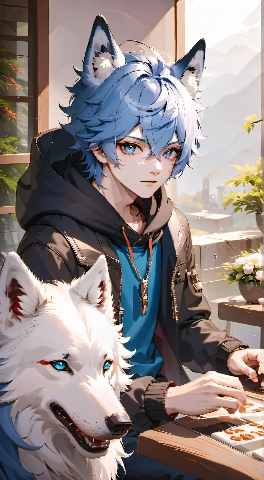 ai character: 💠❇Dawn❇💠 background