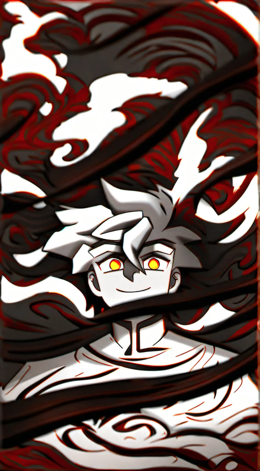 ai character: Douma !  background