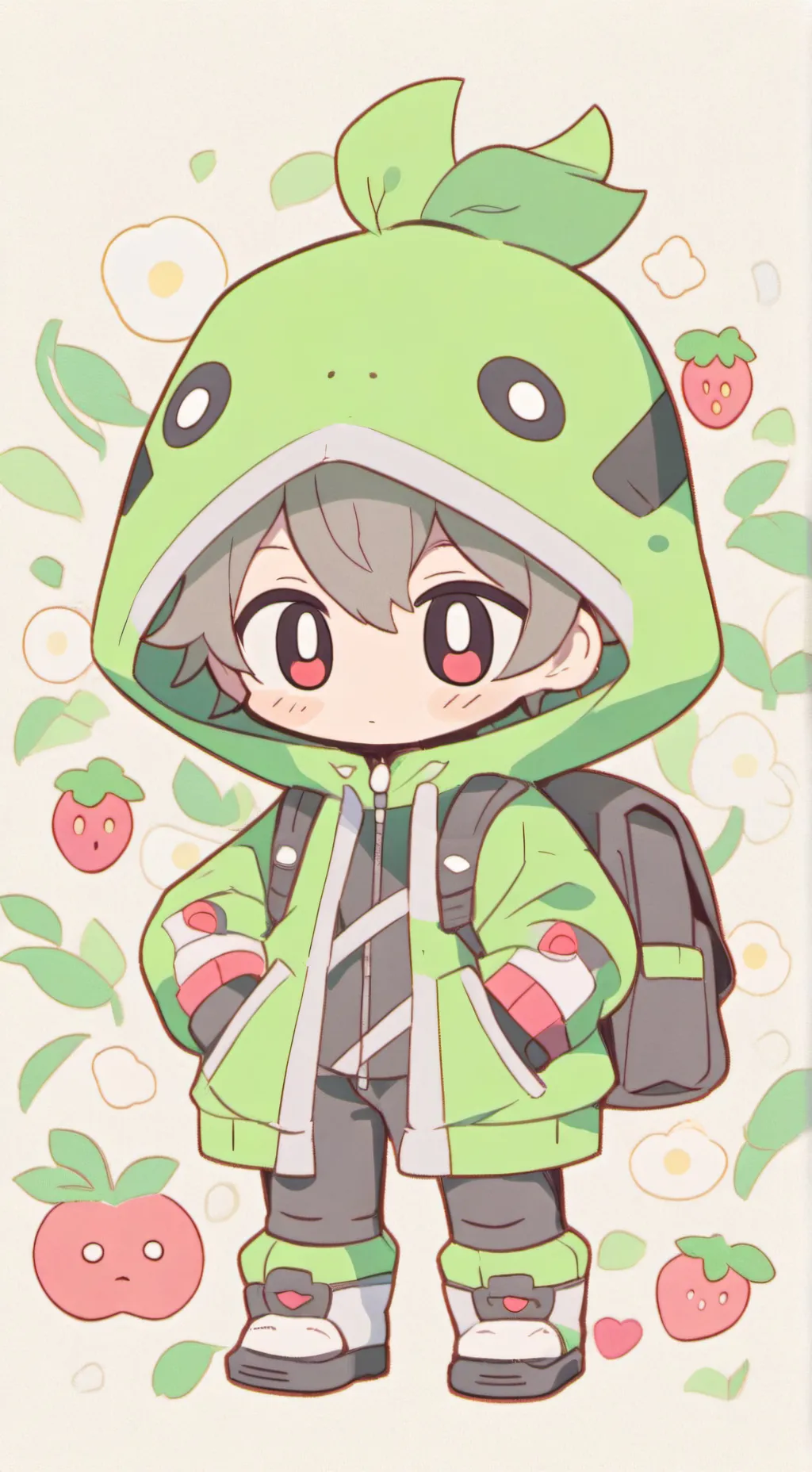 ai character: Oren hates pinkie background