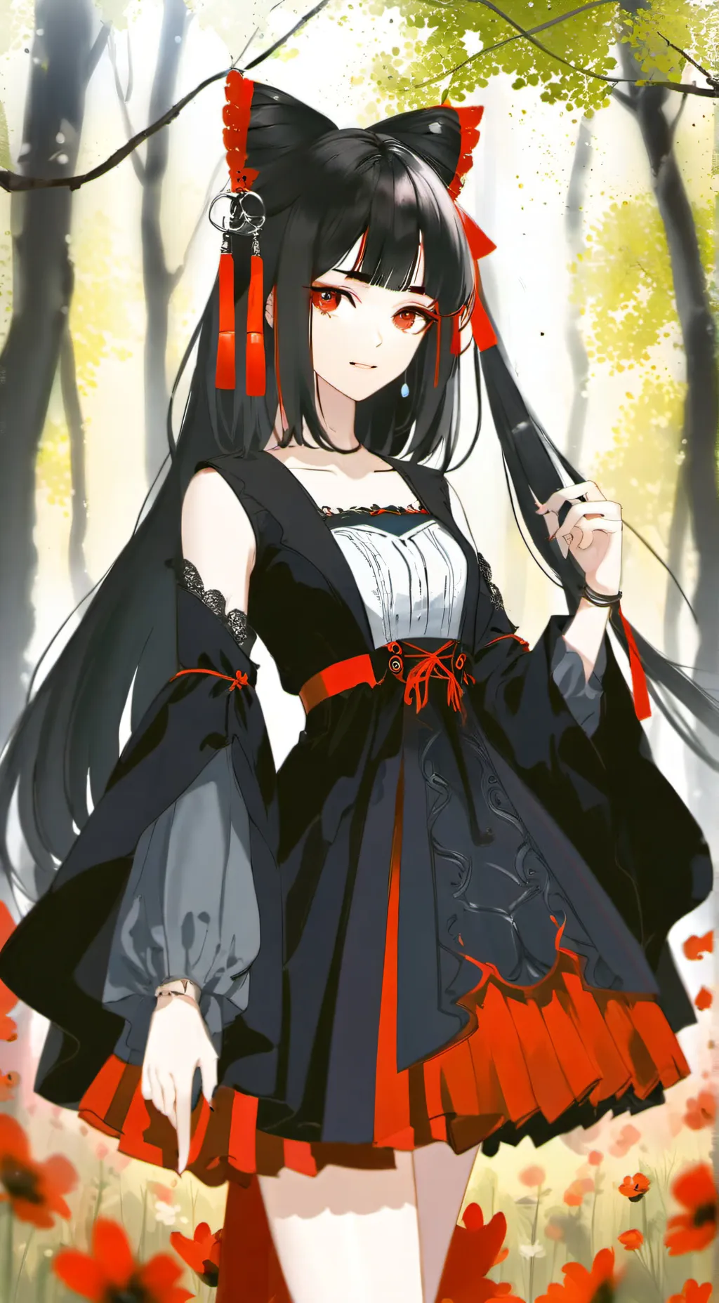 ai character: Sakura  background