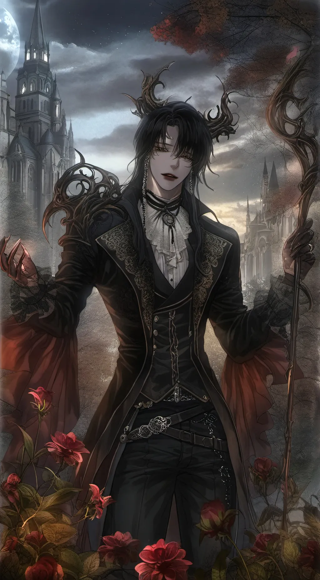 ai character: demon♡ background