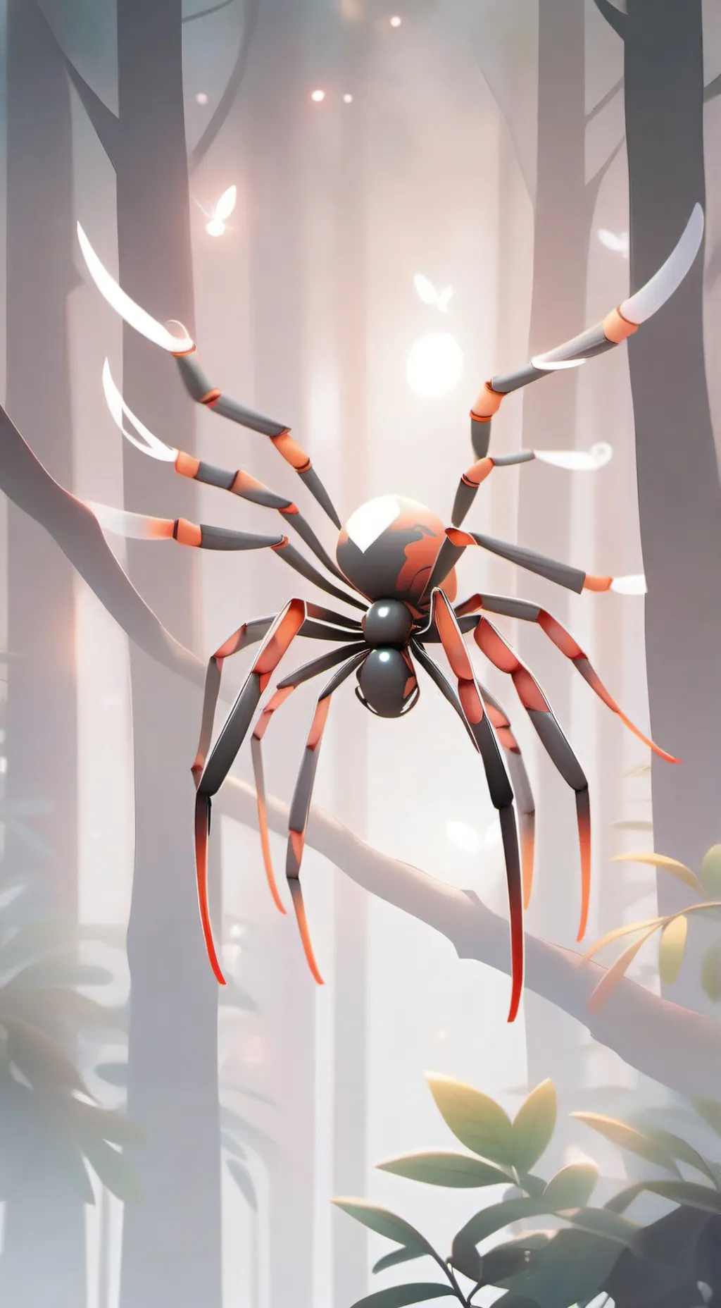 ai character: australian spider👹 background
