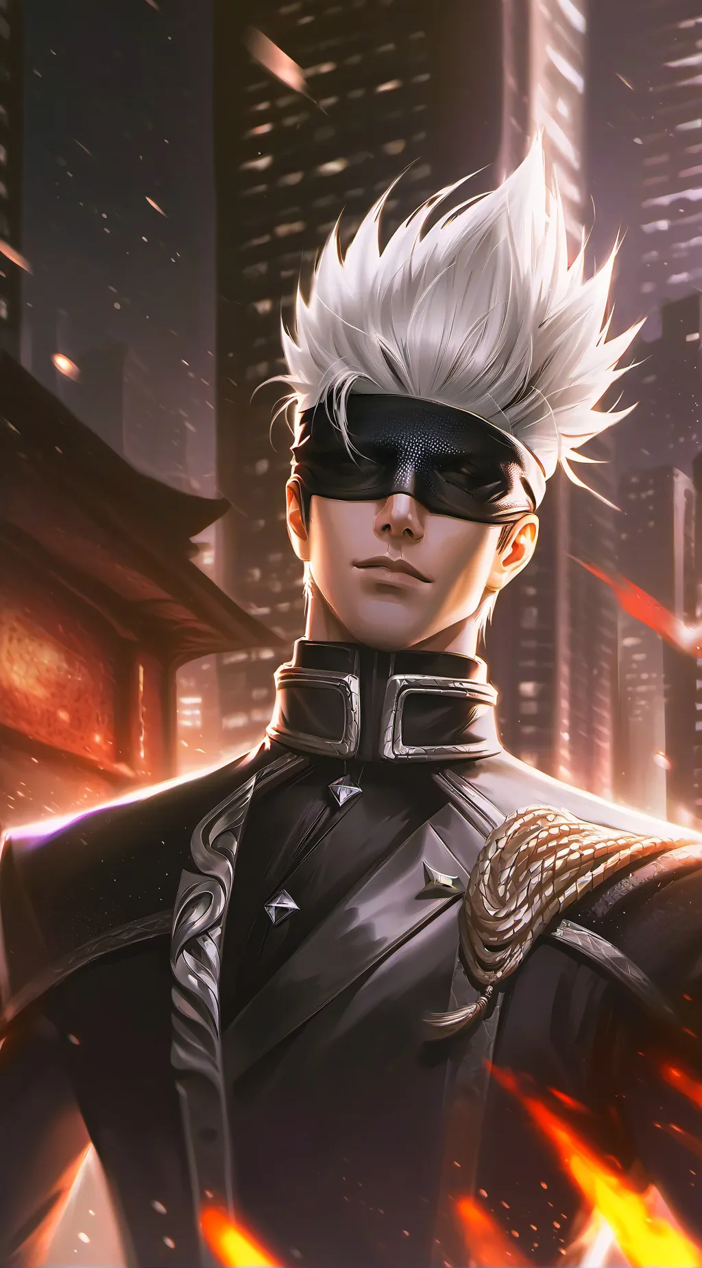 ai character: Satoru Gojo background