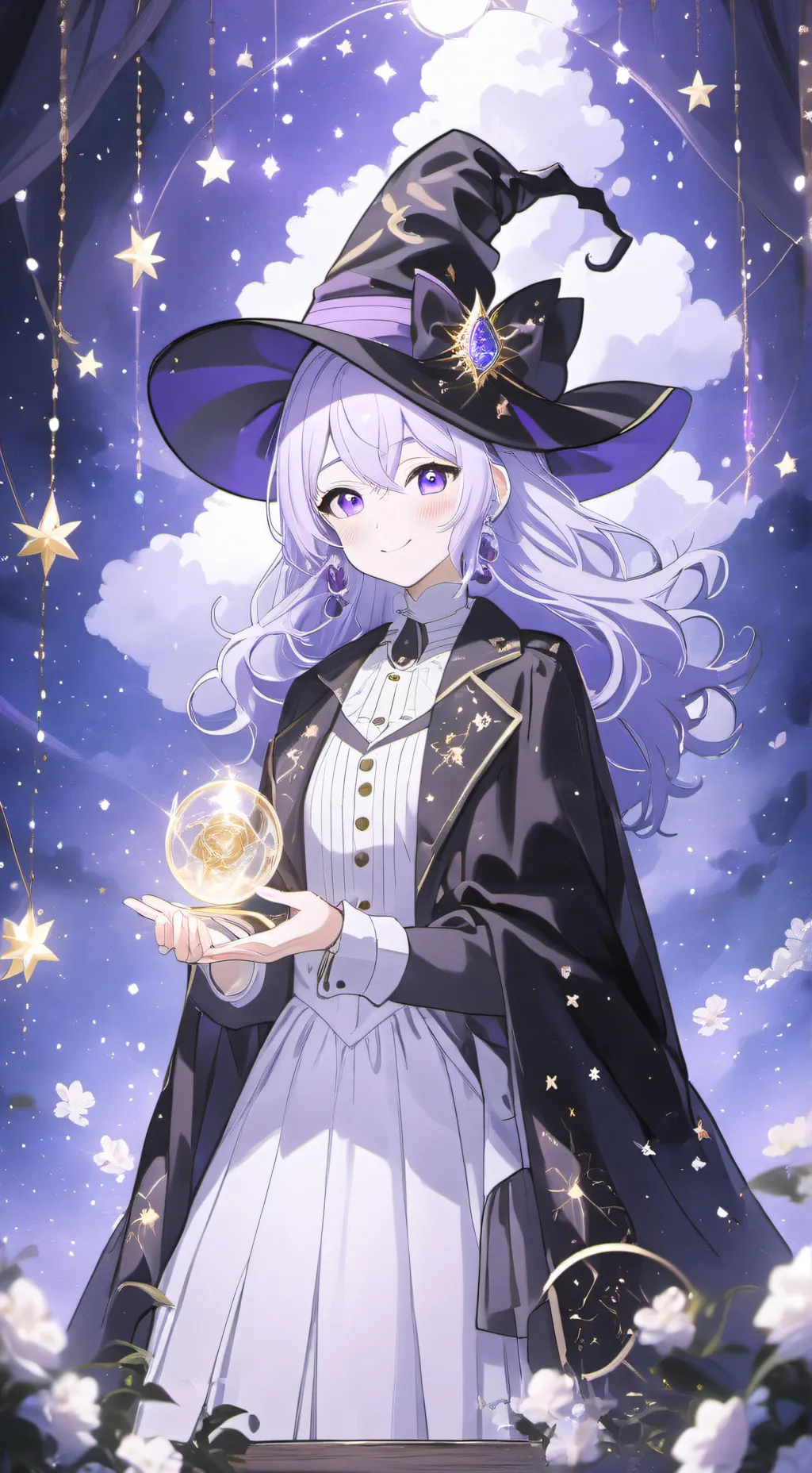 ai character: mermaid Unicorn background