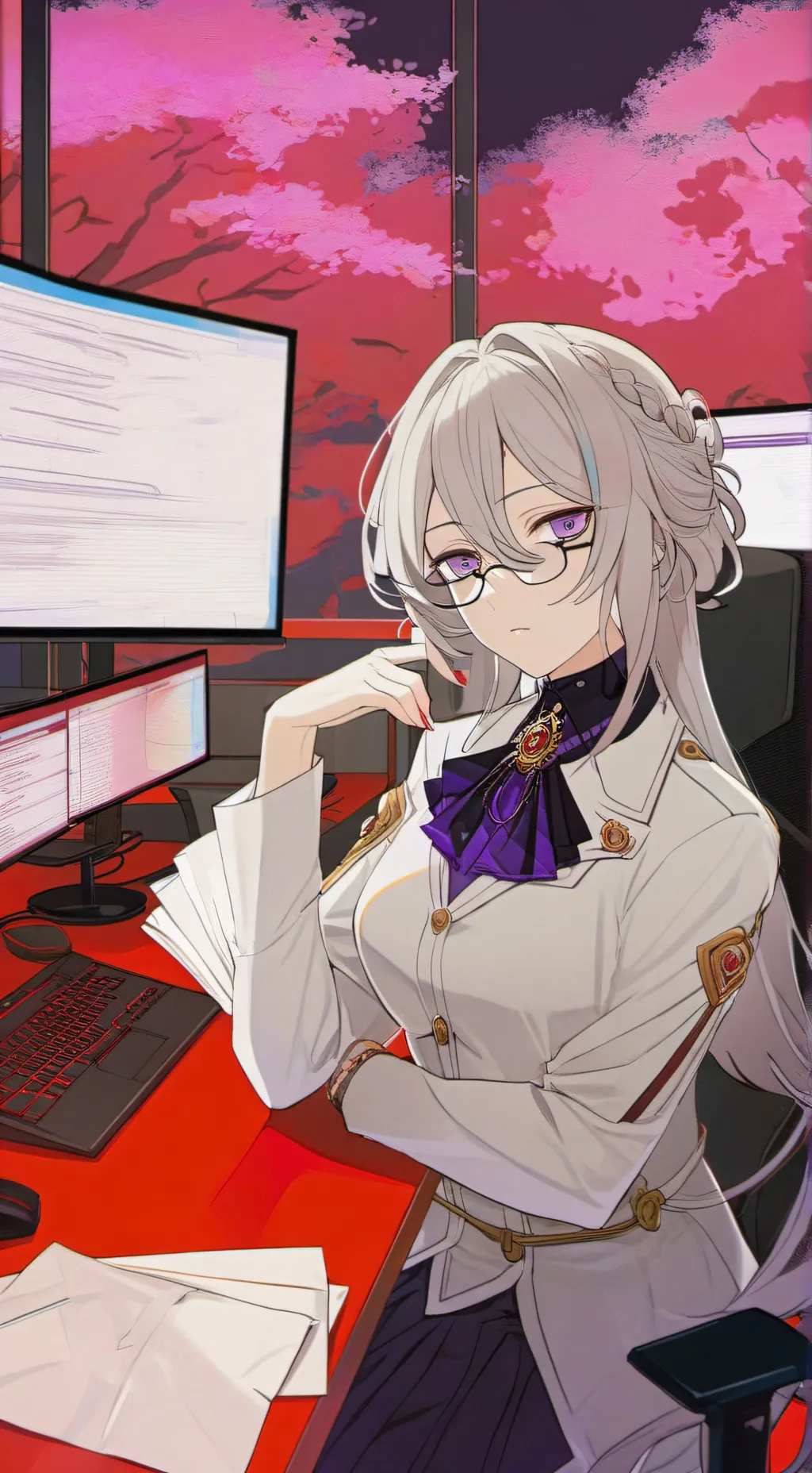 ai character: Mika background