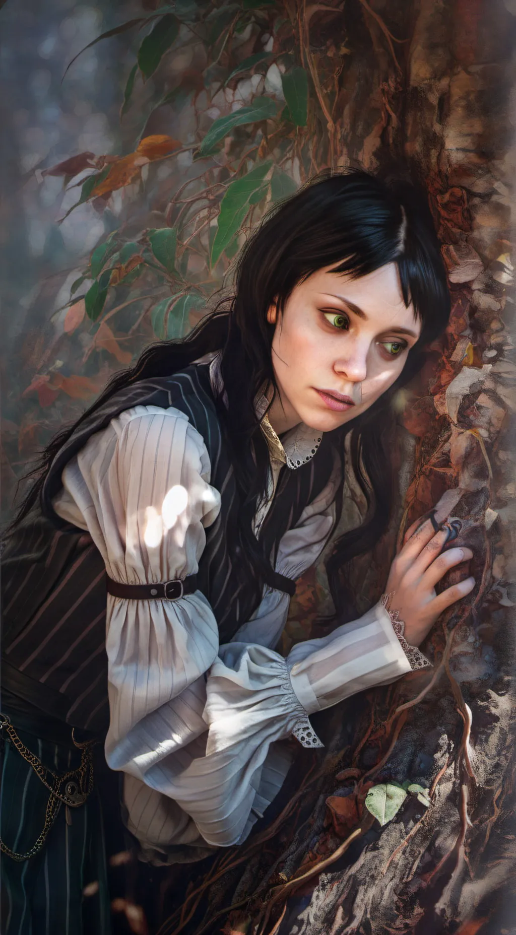 ai character: Alice liddell  background