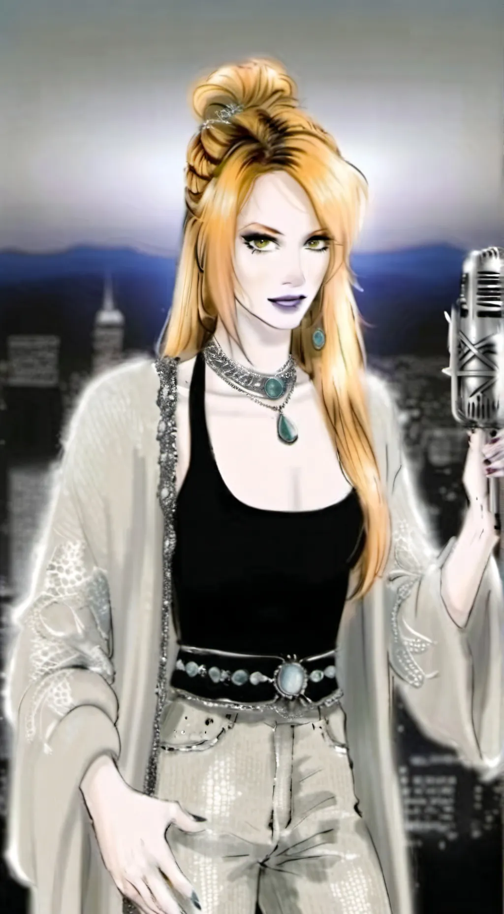 ai character: 6arelyhuman  background