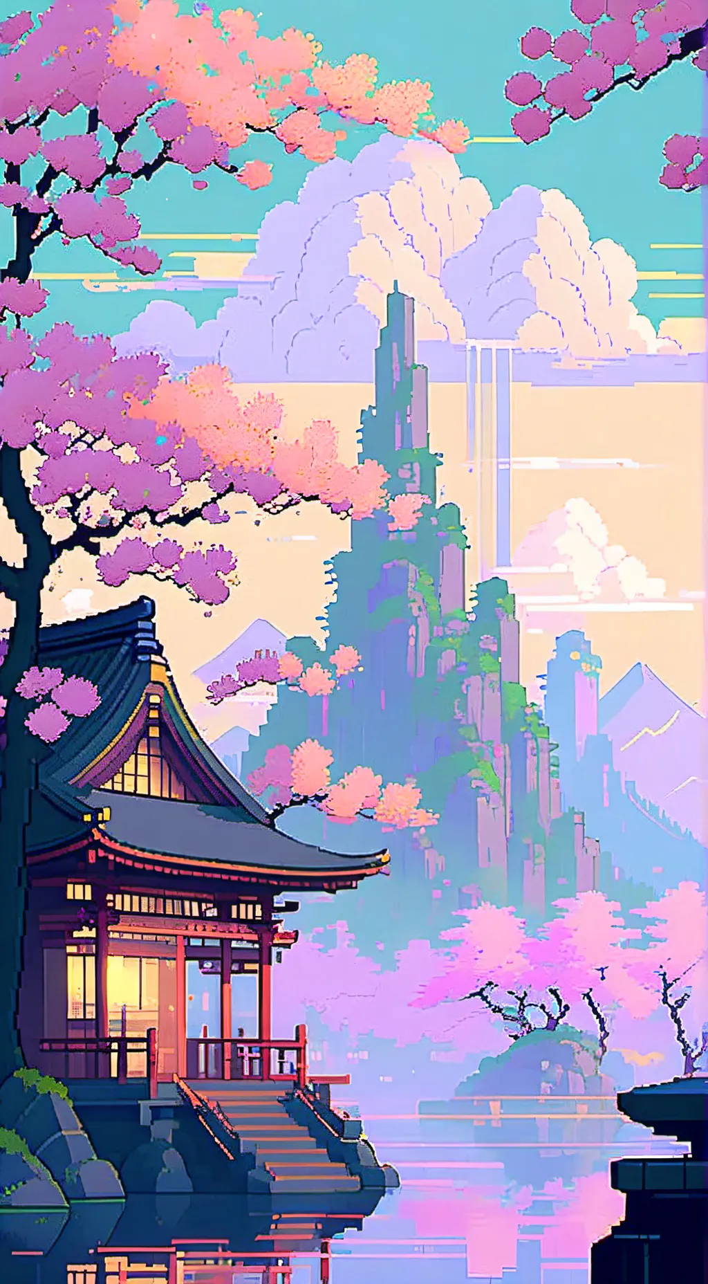 ai character: Tokito - KNY background