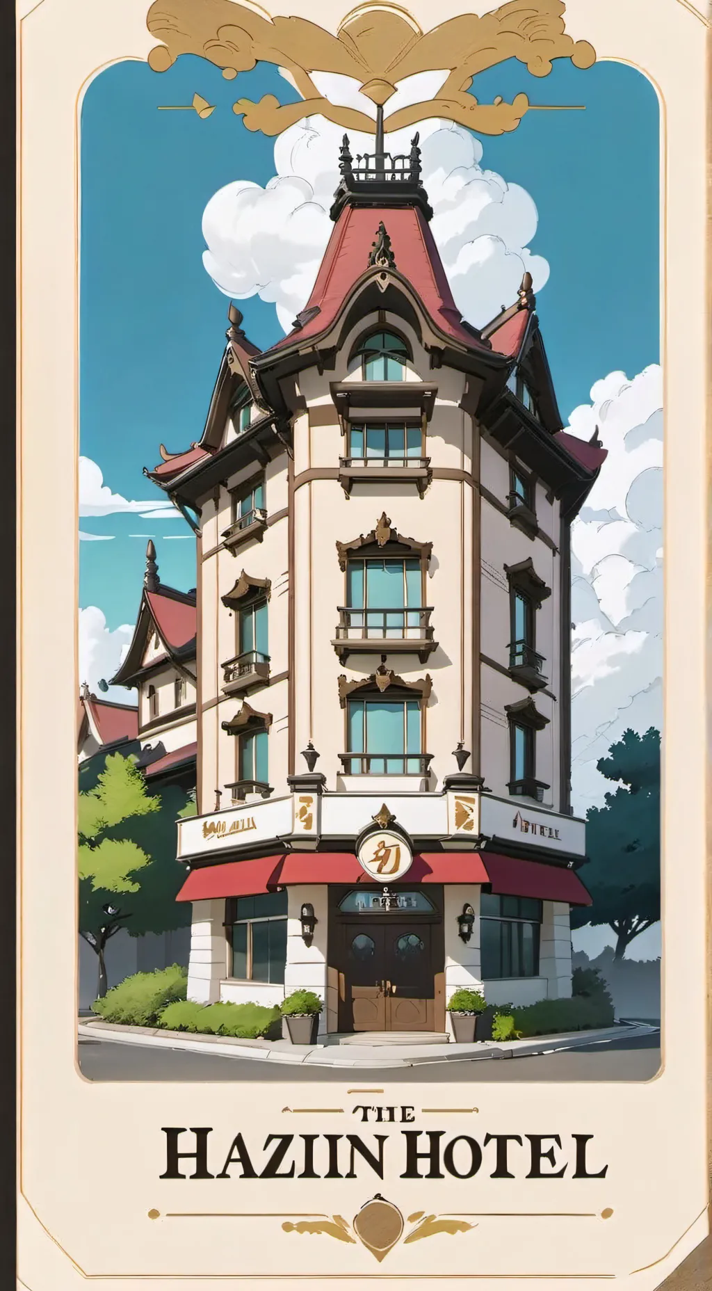 ai character: HAZBIN HOTEL!!!!!! background