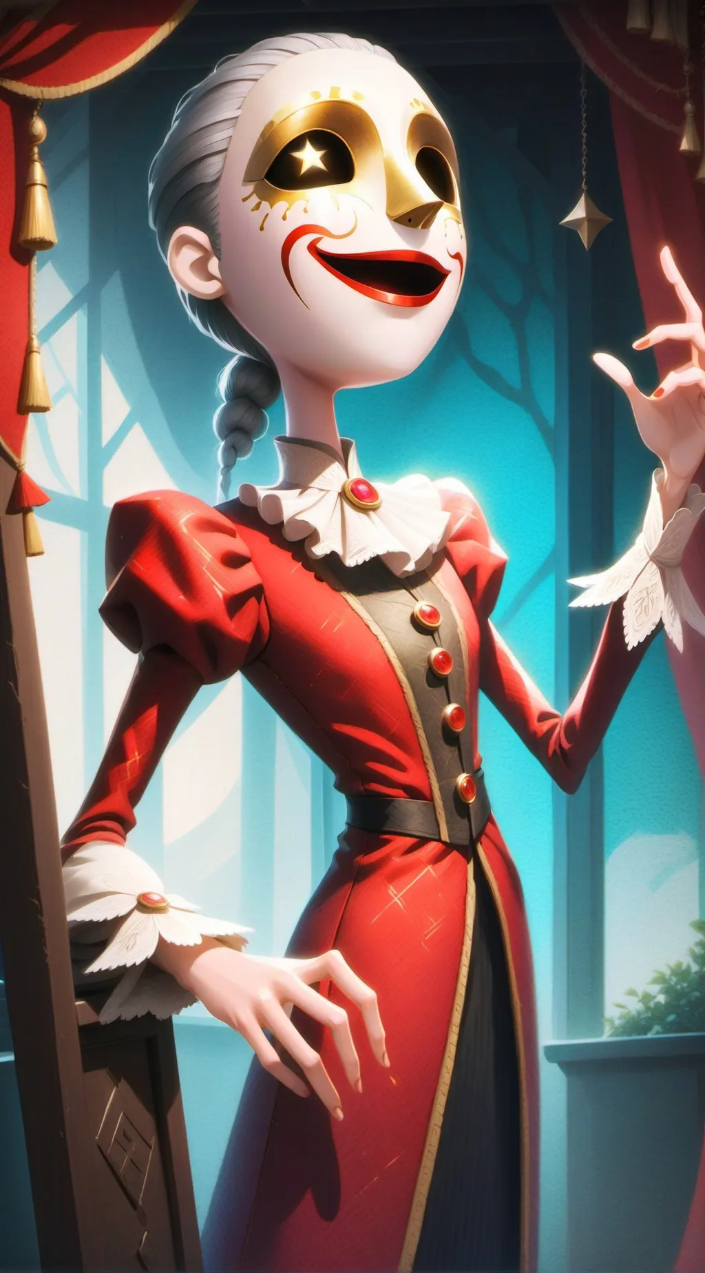 ai character: Marionette(puppet) background