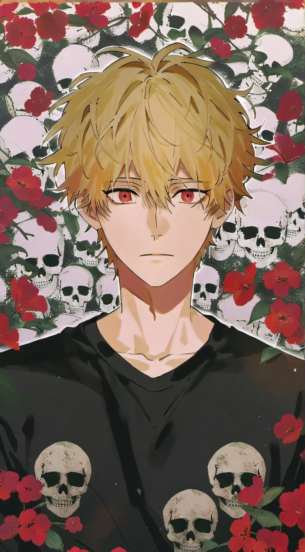 ai character: embarrassment  background