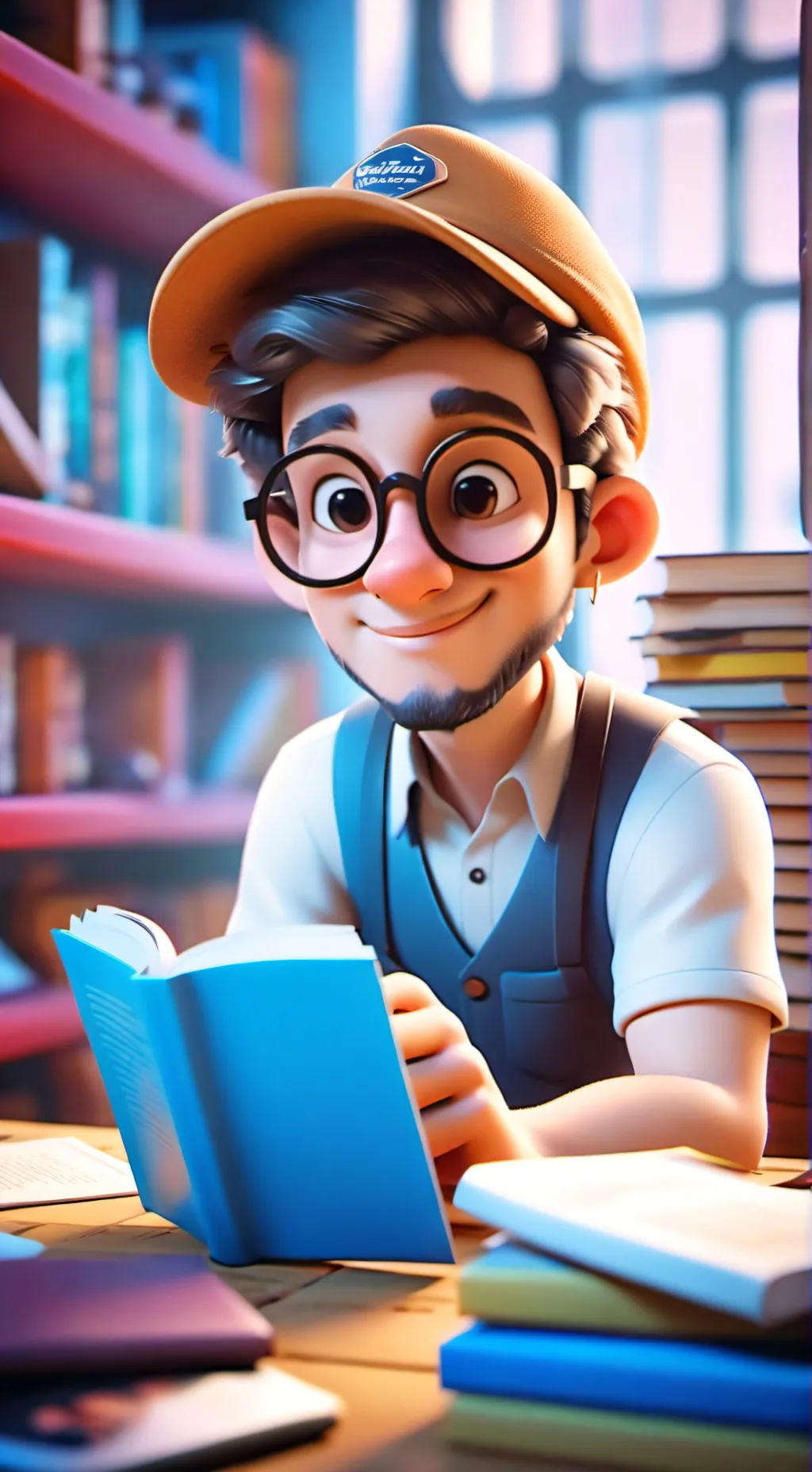 ai character: Bill background