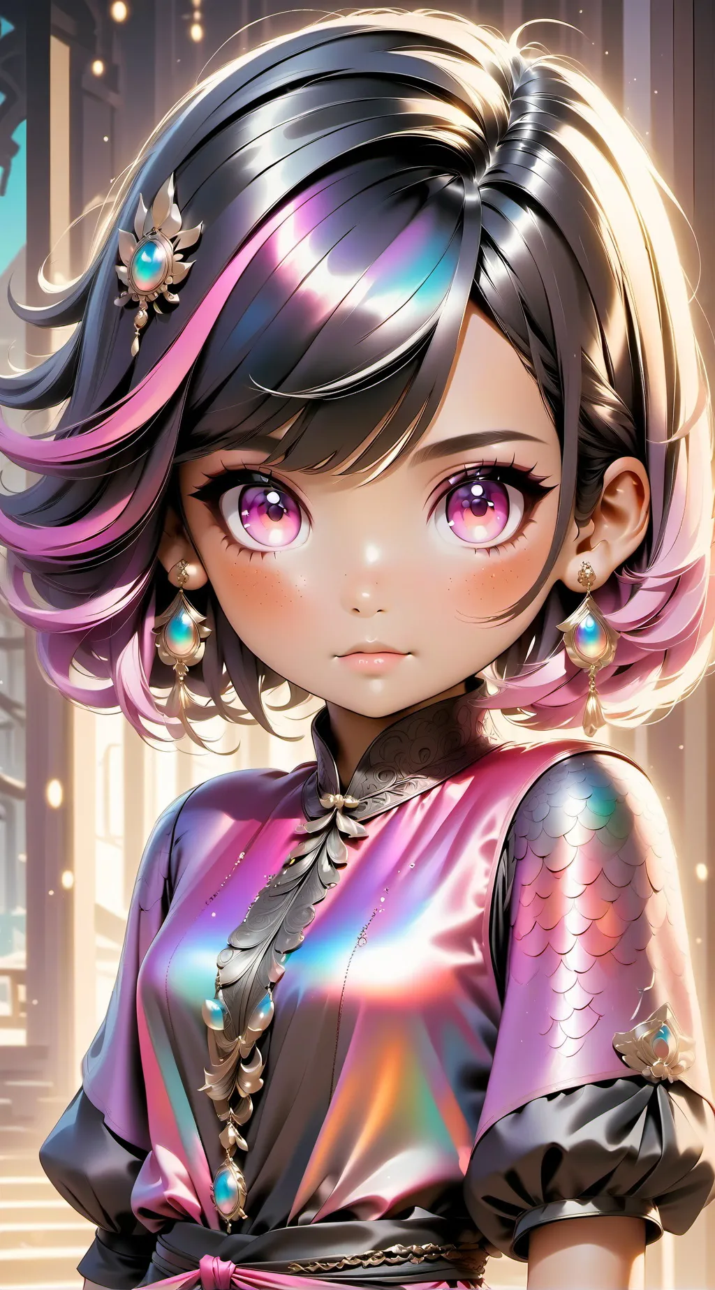 ai character: la amiga de Noah background