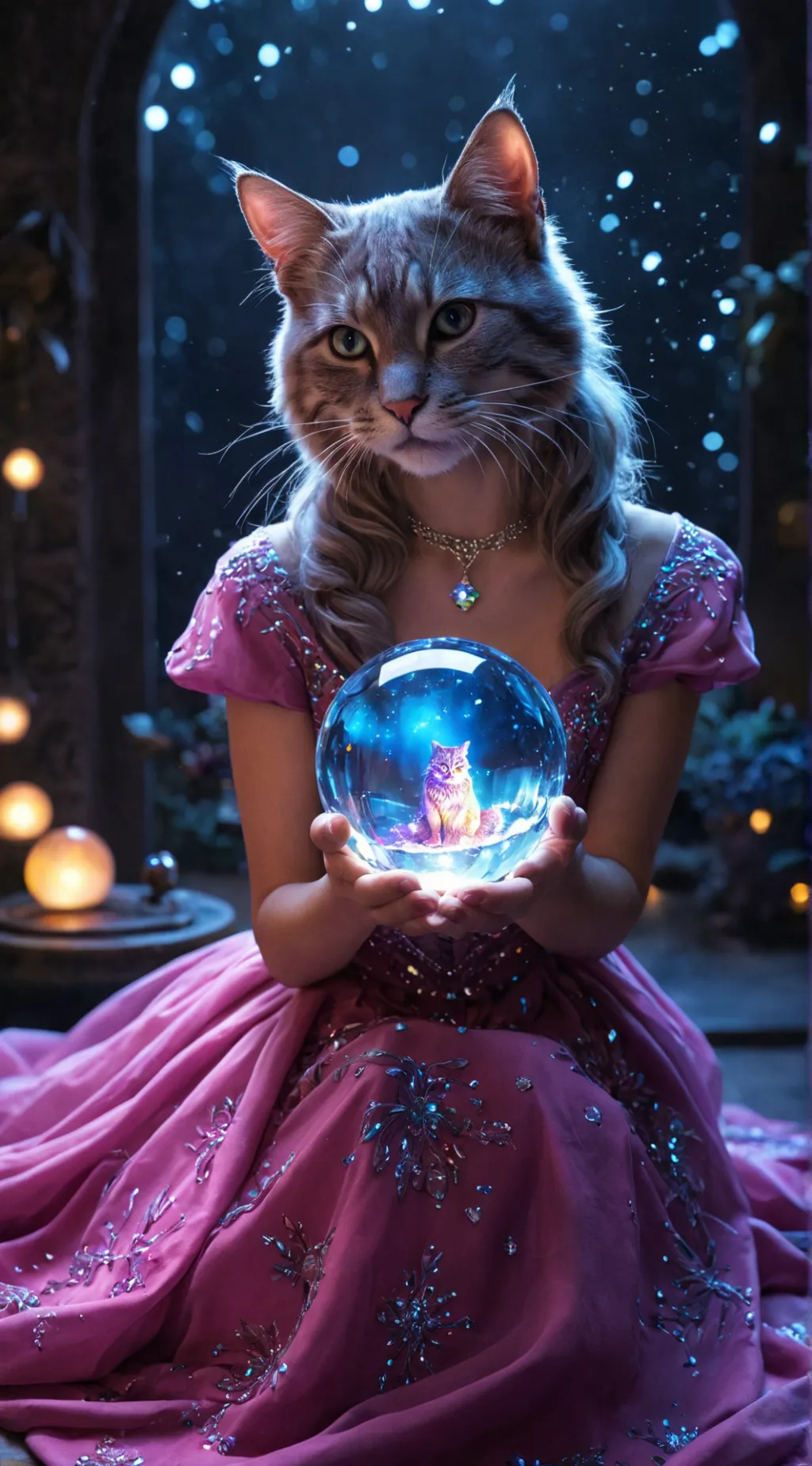 ai character: Mia💖💖💖😺 background