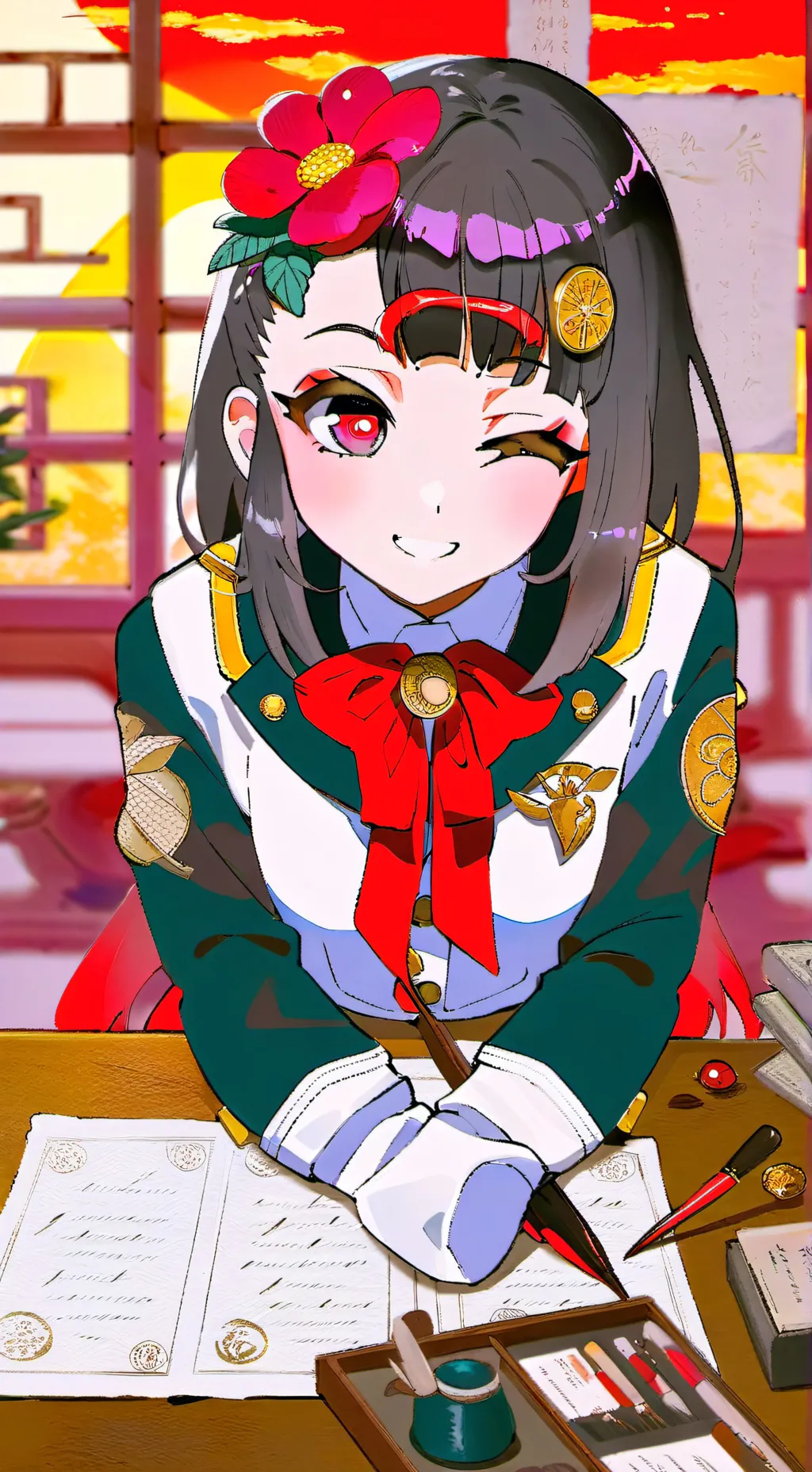 ai character: Akane background