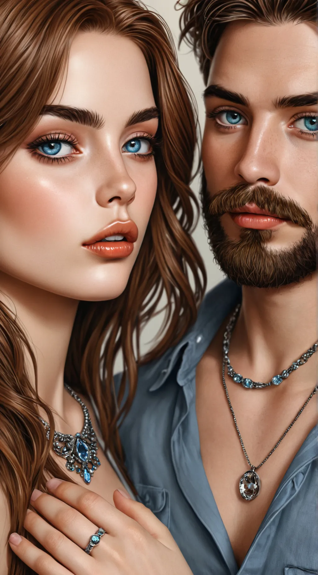 ai character: Adrian & Vivienne background