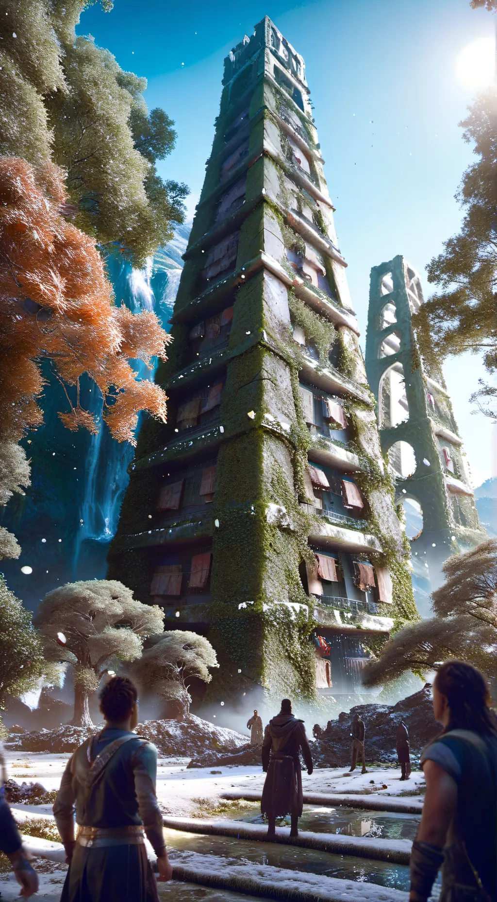 ai character: A world of magic  background